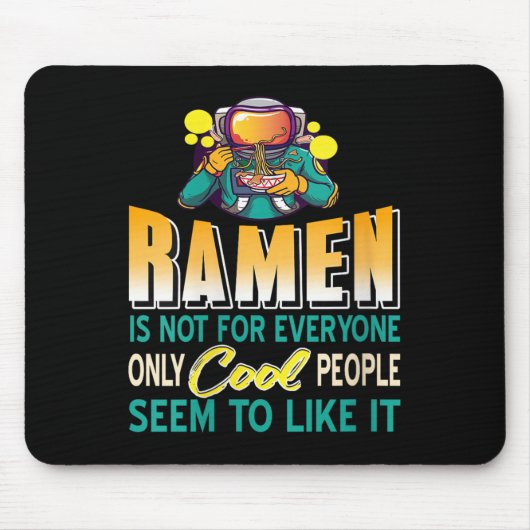 Vrouwen Ramen Lovers Only Space Astronaut Funny No Muismat (Voorkant)