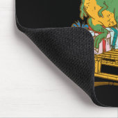 Vrouwen Rawr Rawr Rawr Grappige kerst Dino Sleigh Muismat (Hoek)