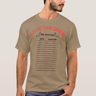 Vrouwen redden de bruid van de petitie grappige st t-shirt