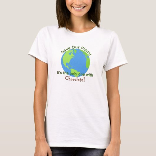 Vrouwen redden ons Shirt van de planeet (Voorkant)