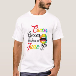 Vrouwen regenboogkoninginnen worden geboren op 30 t-shirt
