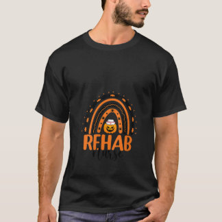 Vrouwen Rehab Nurse Rainbow Rehabilitation Nursing T-shirt