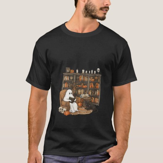 Vrouwen Retro Librarian Boekenplank Leraar Boujee T-shirt (Voorkant)