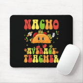 Vrouwen Retro Nacho Gemiddelde Leraar Waardering C Muismat (Met muis)