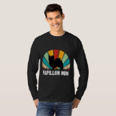 Vrouwen Retro Papillon Moeder Moederdag Papillon T-shirt (Voorkant volledig)