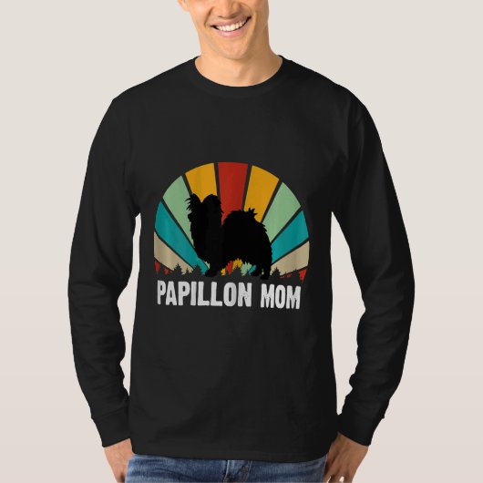 Vrouwen Retro Papillon Moeder Moederdag Papillon T-shirt (Voorkant)