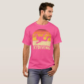 Vrouwen Retro Skydiving Shirt Mannen Sky Divin (Voorkant volledig)