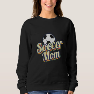 Vrouwen Retro Voetbal Moeder Moederdag Trui
