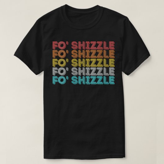 Vrouwen  Retro voor Shizzle VNeck T-shirt (Design voorkant)