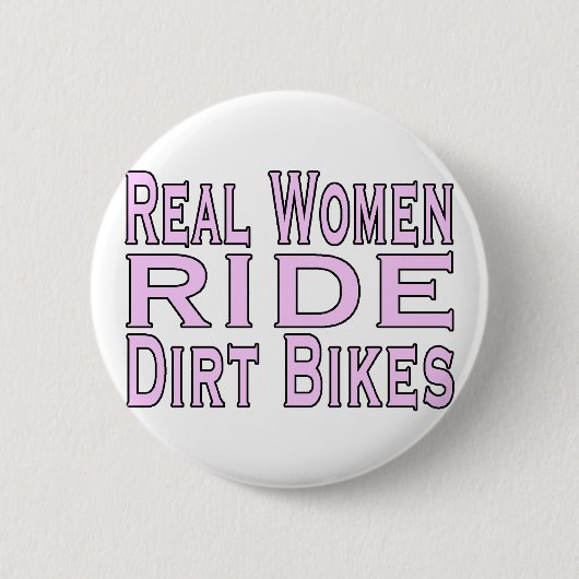 Vrouwen Ride Bikes Ronde Button 5,7 Cm (Voorkant)