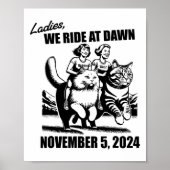 Vrouwen rijden op Dawn Harris Wheimer 2024 Preside Poster (Voorkant)