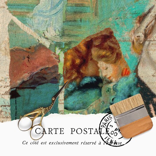  vrouwen Robuuste groene textielontvlechting Tissuepapier