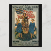 Vrouwen roepen Tweede Wereldoorlog in Briefkaart (Voorkant)