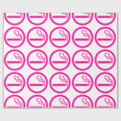 Vrouwen roken 喫 煙 女 Japanse 性 Cadeaupapier (Vlak)