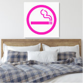 Vrouwen roken 喫 煙 女 Japanse 性 Canvas Afdruk (Insitu (Slaapkamer))