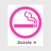 Vrouwen roken 喫 煙 女 Japanse 性 Sticker (Vel)