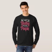 Vrouwen Roller Derby citate for a Roller Derby Gir T-shirt (Voorkant volledig)