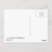 Vrouwen roosteren silhouet briefkaart (Achterkant)