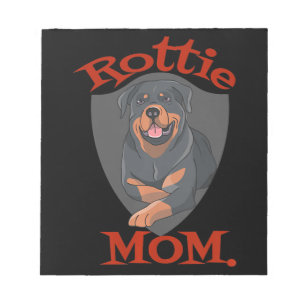 Vrouwen Rottie Moeder Premium Notitieblok