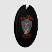 Vrouwen Rottie Moeder Premium Ornament (voorkant)