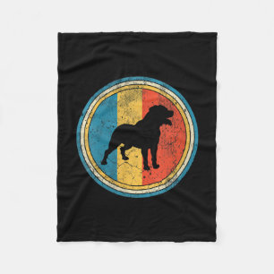 Vrouwen Rottweiler Hondenliefhebber noodlijdend Fleece Deken