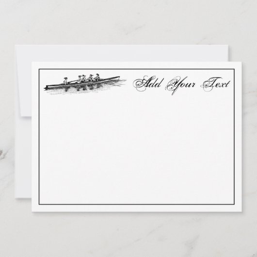 Vrouwen Rowers-bemanningsteam Water Sports Black (Voorkant)