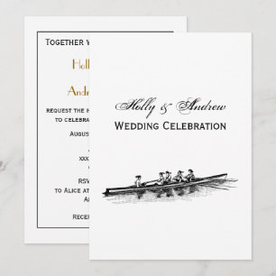 Vrouwen Rowers-bemanningsteam Water Sports Black Kaart