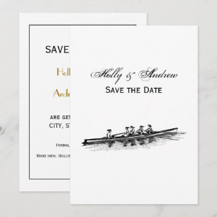 Vrouwen Rowers-bemanningsteam Water Sports Black Kaart