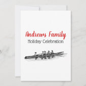 Vrouwen Rowers-bemanningsteam Water Sports Black Kaart (Voorkant)