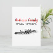 Vrouwen Rowers-bemanningsteam Water Sports Black Kaart (Staand voorkant)