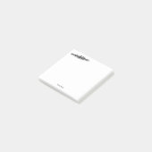 Vrouwen Rowers-bemanningsteam Water Sports Black Post-it® Notes (Schuin)