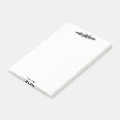 Vrouwen Rowers-bemanningsteam Water Sports Black Post-it® Notes (Schuin)