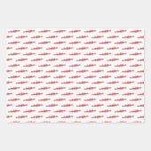 Vrouwen Rowers Team Sports Red Grn Blue Inpakpapier Vel (Voorkant)