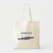 Vrouwen Rowers team water sport Blue Gr Tote Bag (Voorkant)