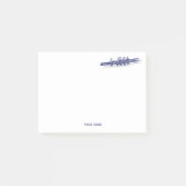 Vrouwen Rowers-team watersport blauw Post-it® Notes (Voorkant)