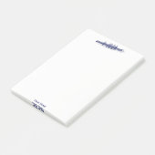 Vrouwen Rowers-team watersport blauw Post-it® Notes (Schuin)