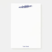 Vrouwen Rowers-team watersport blauw Post-it® Notes (Voorkant)