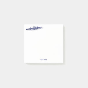 Vrouwen Rowers-team watersport blauw Post-it® Notes