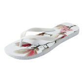 Vrouwen Roze bloesem Volwassen Teenslippers (Schuin)