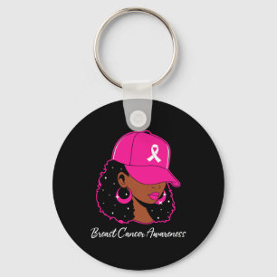 Vrouwen Roze Borstkanker Bewustzijn Warrior Vrouwe Sleutelhanger