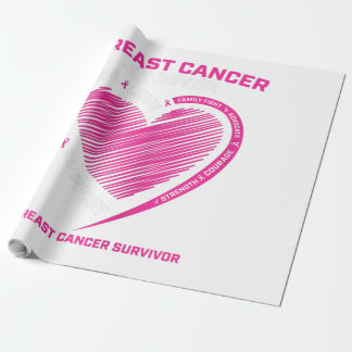 Vrouwen Roze borstkanker Overlevingskansen Vrouwen Cadeaupapier