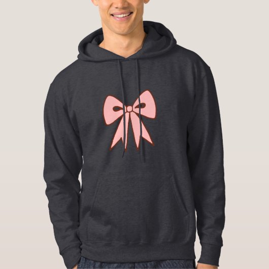 Vrouwen Roze Bow Sweatshirt (Voorkant)
