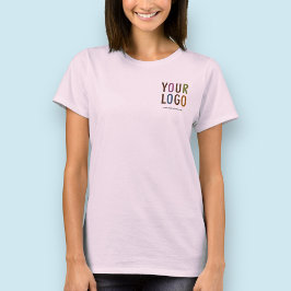 Vrouwen Roze pologe Shirt met aangepaste Logo No M