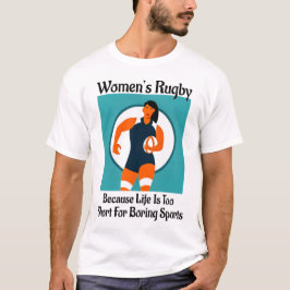 Vrouwen Rugby - Unisex Rugby T-shirt
