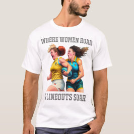 Vrouwen Rugby - Unisex Rugby T-shirt