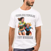 Vrouwen Rugby - Unisex Rugby T-shirt (Voorkant)