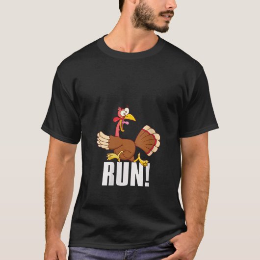 Vrouwen Run Funny Thanksgiving Running 5k Race Tur T-shirt (Voorkant)