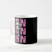 Vrouwen runnen het Triatlon Koffiemok (Voorkant links)