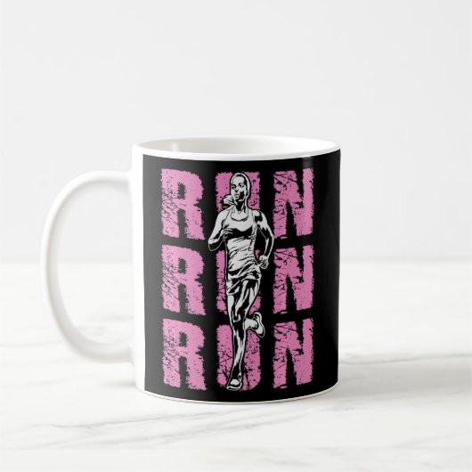 Vrouwen runnen het Triatlon Koffiemok (Links)