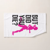 Vrouwen runnen, maar ben je gestorven handdoek (Handdoek)